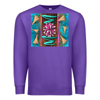 Purple cheer mom Premium Sweatshirt - LillyAllenDesigns