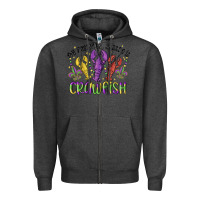 Charcoal Heather my favorite season is crawfish Zipper Hoodie - MaliasSmallBusiness