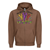 Chestnut my favorite season is crawfish Zipper Hoodie - MaliasSmallBusiness