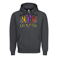 Smoke my favorite season is crawfish Zipper Hoodie - MaliasSmallBusiness