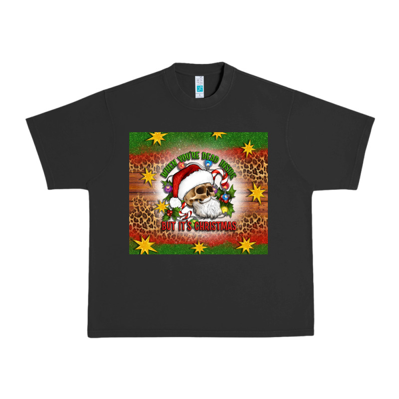 When You're Dead Inside But It's Christmas Urban Heavy Tee by Artiststas | Teevron