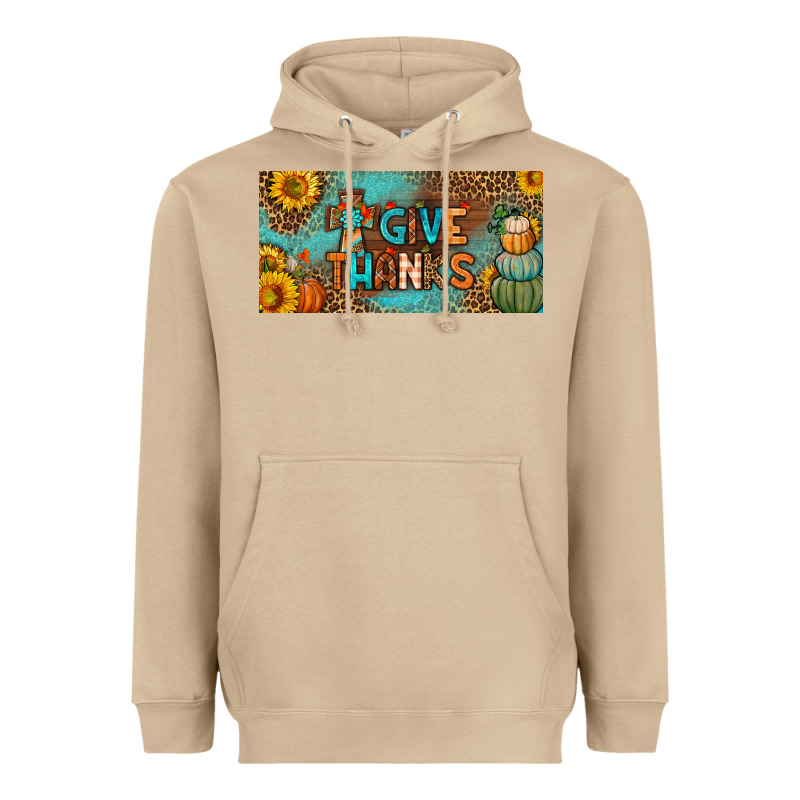 Give Thanks License Plate Heavyweight Hoodie by BundleAndBundleShop | Teevron