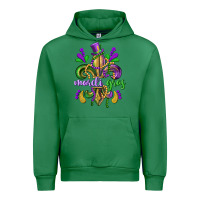 Emerald mardi gras fleur de lis Urban Hoodie - CowGirlArtShop