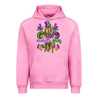 Fuchsia Pink mardi gras fleur de lis Urban Hoodie - CowGirlArtShop