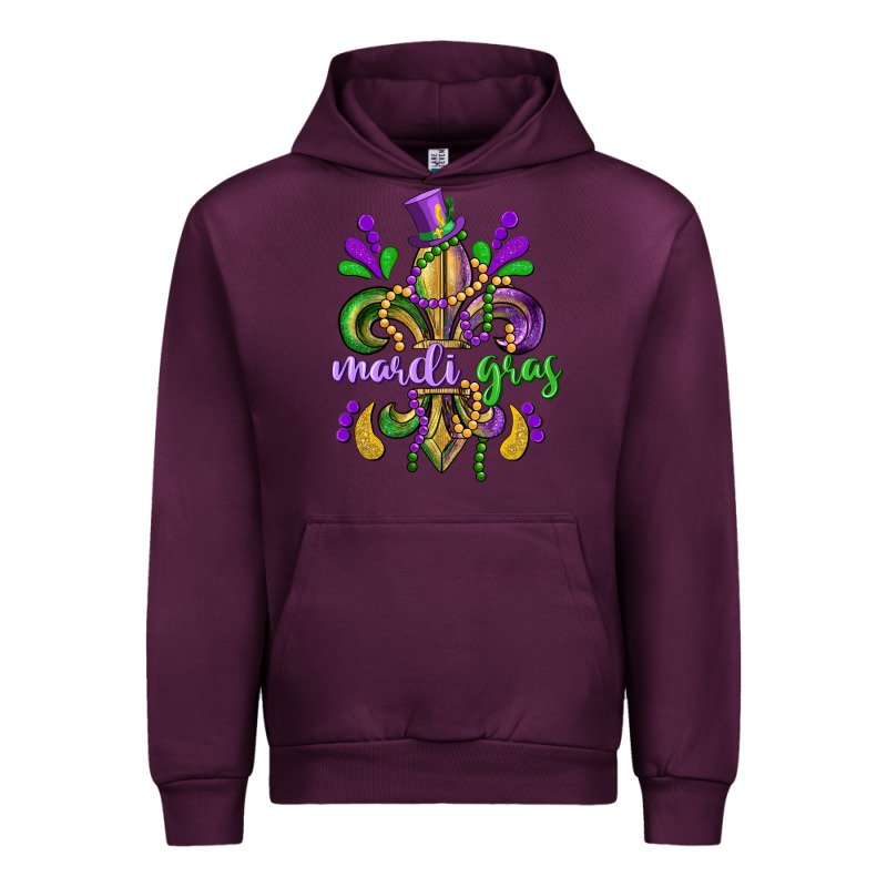 Mardi Gras Fleur De Lis Urban Hoodie by CowGirlArtShop | Teevron