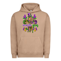 Pigment Burro mardi gras fleur de lis Urban Hoodie - CowGirlArtShop
