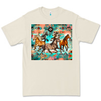 Bone western running horses Premium Tee - Zillion Design Studio