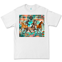 White western running horses Premium Tee - Zillion Design Studio