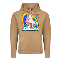 Vintage Camel cute unicorn with rainbow Vintage Hoodie - FaDigitalArtStudio