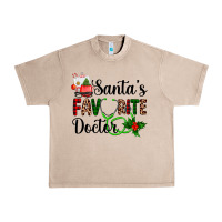 French Oak santa's favorite doctor Urban Heavy Tee - AdoDesignShop