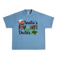 Pebble Blue santa's favorite doctor Urban Heavy Tee - AdoDesignShop