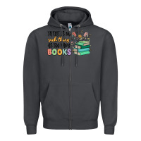 Smoke there is no such thing as too many books Zipper Hoodie - MaliasSmallBusiness