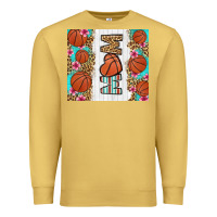 Antique Gold basketball mom Premium Sweatshirt - LillyAllenDesigns