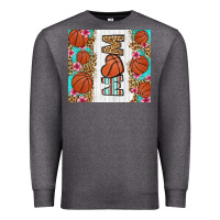 Charcoal Heather basketball mom Premium Sweatshirt - LillyAllenDesigns