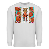 Dove Grey basketball mom Premium Sweatshirt - LillyAllenDesigns