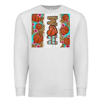 Oatmeal Heather basketball mom Premium Sweatshirt - LillyAllenDesigns