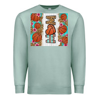 Seafoam basketball mom Premium Sweatshirt - LillyAllenDesigns