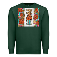 Sports Green basketball mom Premium Sweatshirt - LillyAllenDesigns