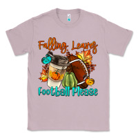 Lilac Falling Leaves Football Please Classic Tee - LillyAllenDesigns