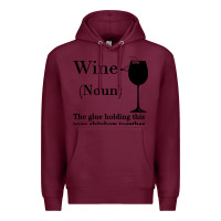 Burgundy Wine The glue holding this 2020 shitshow together Premium Hoodie - Bettercallsaul