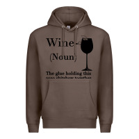 Coffee Wine The glue holding this 2020 shitshow together Premium Hoodie - Bettercallsaul