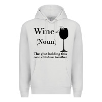 Dove Grey Wine The glue holding this 2020 shitshow together Premium Hoodie - Bettercallsaul