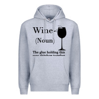 Heather Grey Wine The glue holding this 2020 shitshow together Premium Hoodie - Bettercallsaul