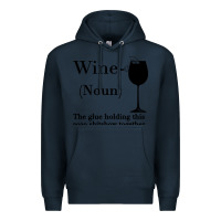 Navy Wine The glue holding this 2020 shitshow together Premium Hoodie - Bettercallsaul