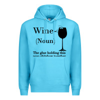 Ocean Blue Wine The glue holding this 2020 shitshow together Premium Hoodie - Bettercallsaul