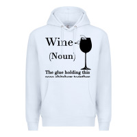 White Wine The glue holding this 2020 shitshow together Premium Hoodie - Bettercallsaul