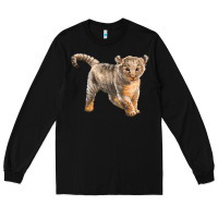 Black baby lion Long Sleeve Tee - LillyAllenDesigns