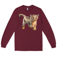 Burgundy baby lion Long Sleeve Tee - LillyAllenDesigns