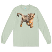 Matcha baby lion Long Sleeve Tee - LillyAllenDesigns