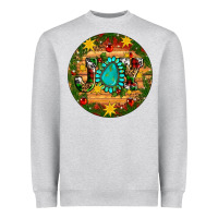 Christmas Gemstone Joy Ornament Heavyweight Sweatshirt | Teevron