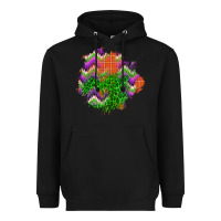 Black halloween patch Heavyweight Hoodie - BundleAndBundleShop