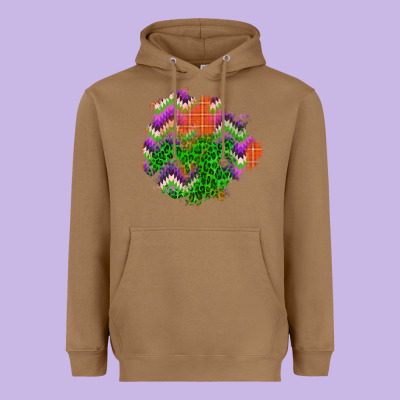 Halloween Patch Heavyweight Hoodie Designed By Bundleandbundleshop