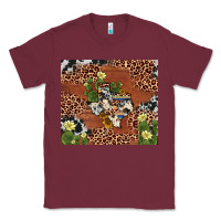 Burgundy texas cactus Classic Tee - AdoDesignShop