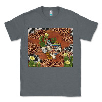 Charcoal Heather texas cactus Classic Tee - AdoDesignShop