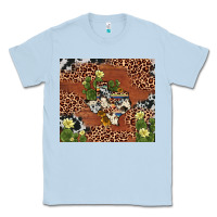 Dusty Blue texas cactus Classic Tee - AdoDesignShop