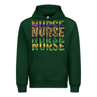 Forest Green nurse mardi gras Urban Hoodie - CowGirlArtShop
