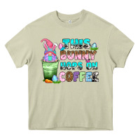 This Bunny Hops On Coffee Heavy Core Tee | Teevron