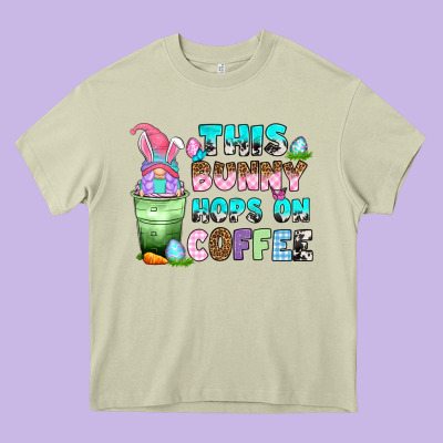 Heavy Core Tee this bunny hops on coffee