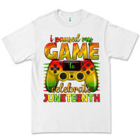 White i paused my game celebrate juneteenth Premium Tee - texasbilliewilder