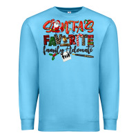 Ocean Blue santa's favorite family advocate Premium Sweatshirt - LillyAllenDesigns