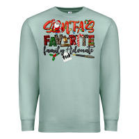Seafoam santa's favorite family advocate Premium Sweatshirt - LillyAllenDesigns