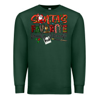 Sports Green santa's favorite family advocate Premium Sweatshirt - LillyAllenDesigns