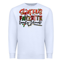 White santa's favorite family advocate Premium Sweatshirt - LillyAllenDesigns