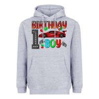 Heather Grey birthday boy 1 Heavyweight Hoodie - BundleAndBundleShop