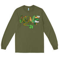 Army Green st. patricks day nurse love medical love Long Sleeve Tee - BarkalooDesign