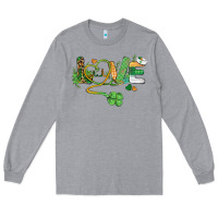Heather Grey st. patricks day nurse love medical love Long Sleeve Tee - BarkalooDesign